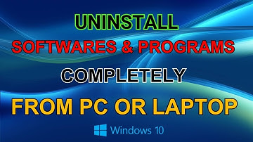 How to Uninstall Software & Programs in Laptop or PC (2024 Guide)