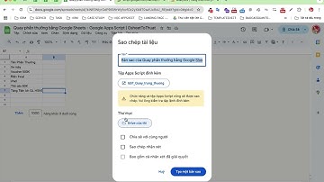 Quay phần quà trúng thưởng trên Google sheets và Google Apps Script