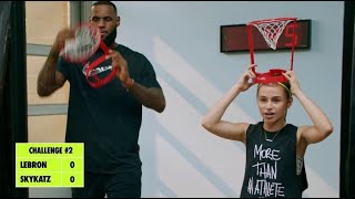 Playing basketball w/ LEBRON for Nike's 'You Got Next' series