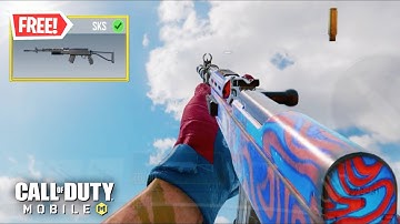 *NEW* SKS MARKSMAN RIFLE GAMEPLAY in CALL OF DUTY MOBILE!!