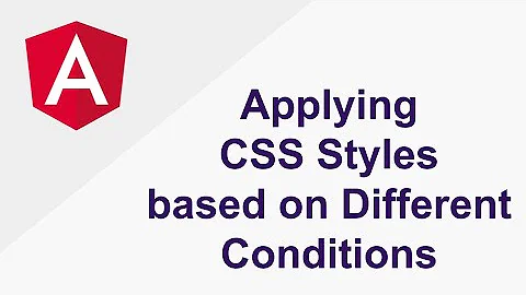 Applying Styles based on conditions - Angular Conditional Classes