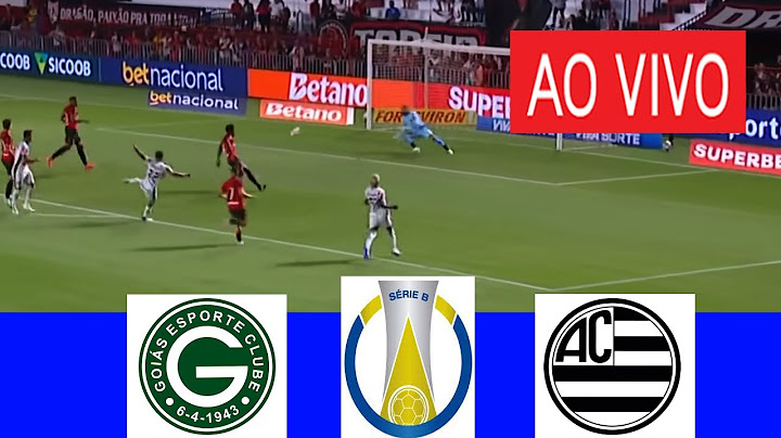 GOIÁS X ATLHETIC CLUB SJDR MG AO VIVO COM IMAGEM I BRASILEIRÃO SERIE B 2025