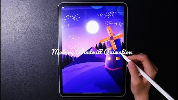 How To Make Easy Windmill Animation in Procreate