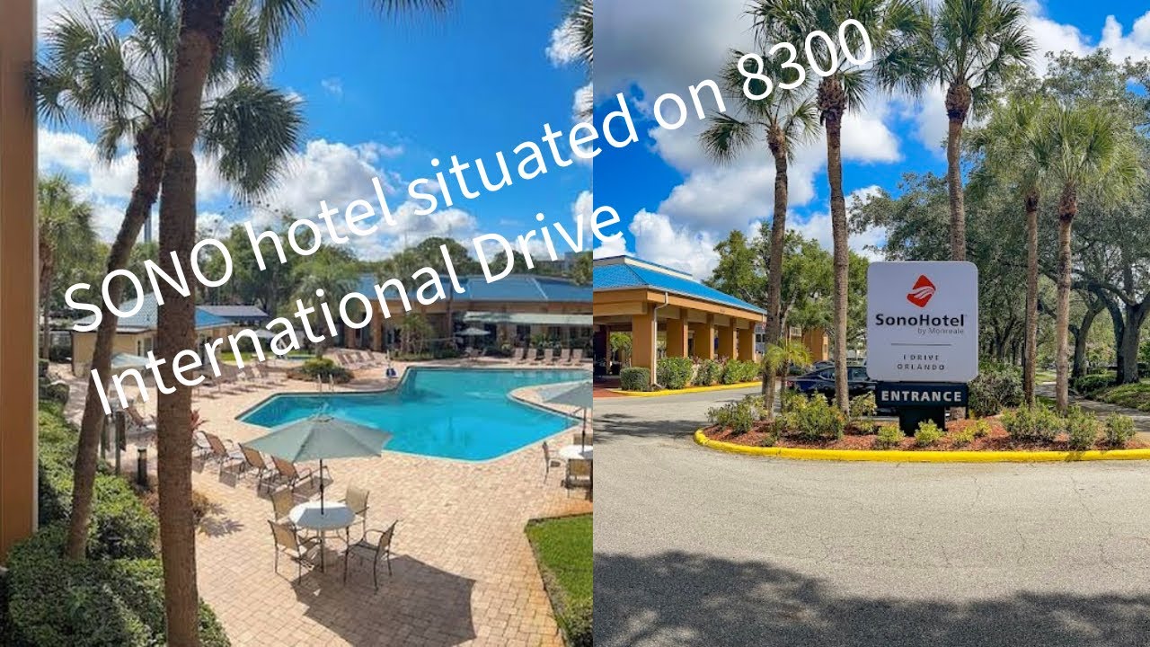 SONO hotel 8300 international drive room and pool tour (newly renovated room) 4k