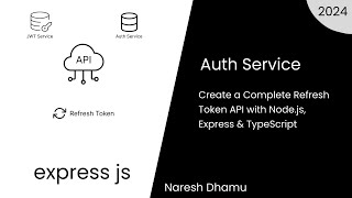 JWT Refresh Token API with Node.js, Express & TypeScript | Authentication 2024 Guide