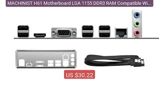 MACHINIST H61 Motherboard LGA 1155 DDR3 RAM Compatible With... — Top Pick 2026 | Unbeatable Price!