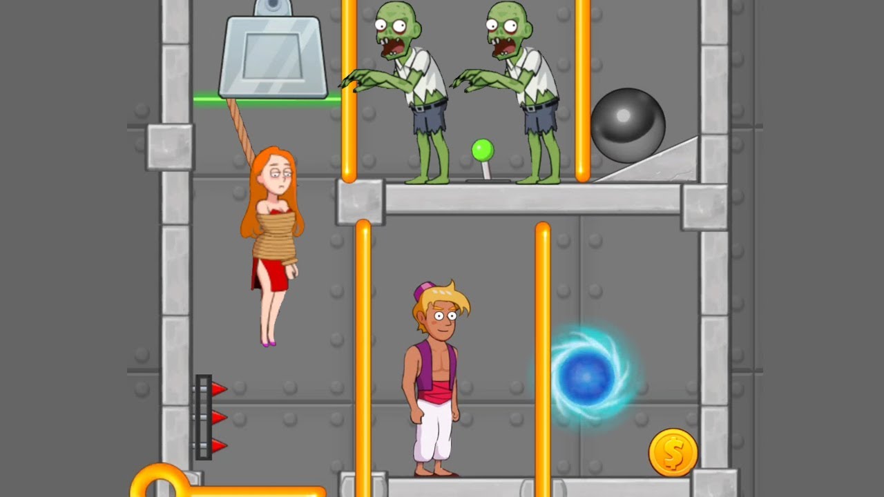 Max Level Save Her Puzzle Spy New Gameplay ♡ Pull The Pin Game