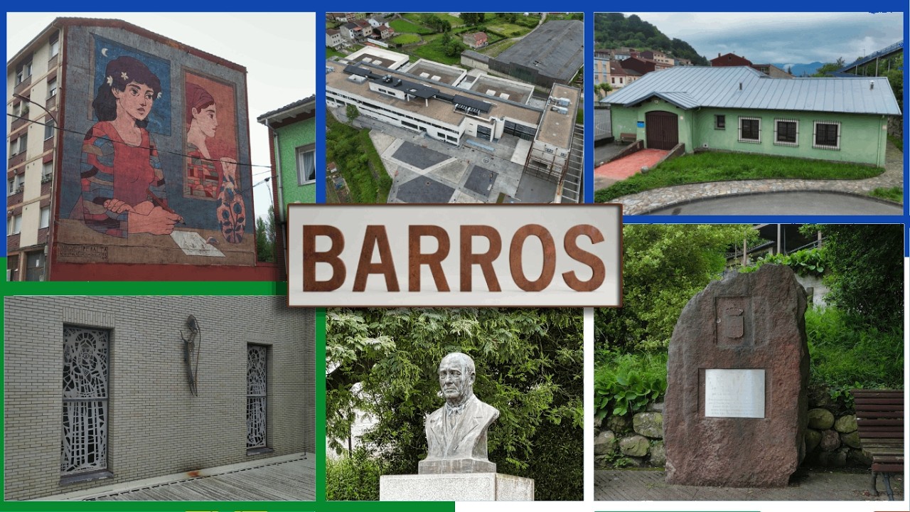 BARROS (LANGREO - ASTURIAS) A VISTA DE DRON