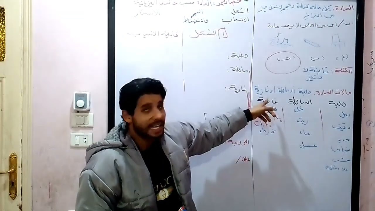 «المادة وخواصها | شرح سهل وبسيط للصف الثاني الإعدادي – علوم تانية إعدادى»