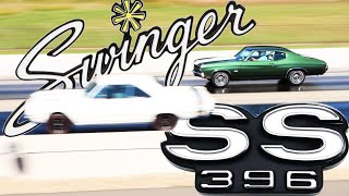 1969 Dodge Dart 340 Vs 1970 Chevrolet Chevelle Ss Pure Stock Drag Race