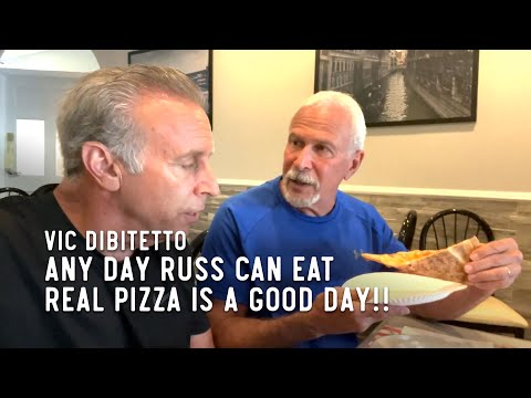 Any day Russ can eat real pizza is a good day!!