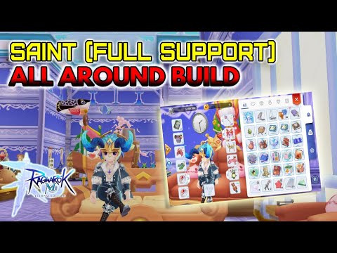 พรีส ro สายถึก Update 2022 SAINT FULL SUPPORT ALL AROUND BUILD (TTL,ORANM,WOE ,WOC,MVP) RAGNAROK ETERNAL LOVE MOBILE