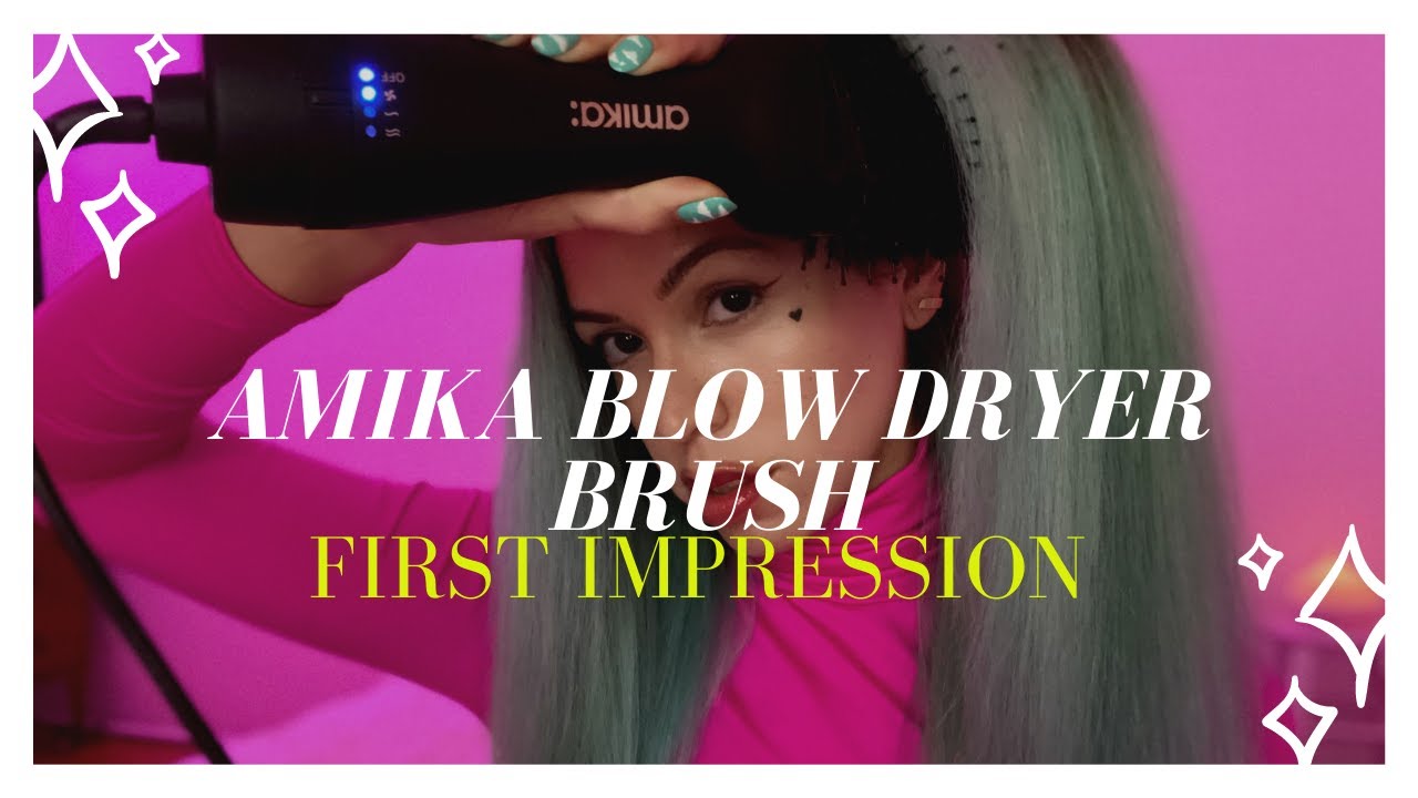 first impression on the AMIKA BLOW DRYER BRUSH Does it really work