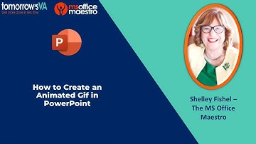 How to create an Animated Gif in PowerPoint