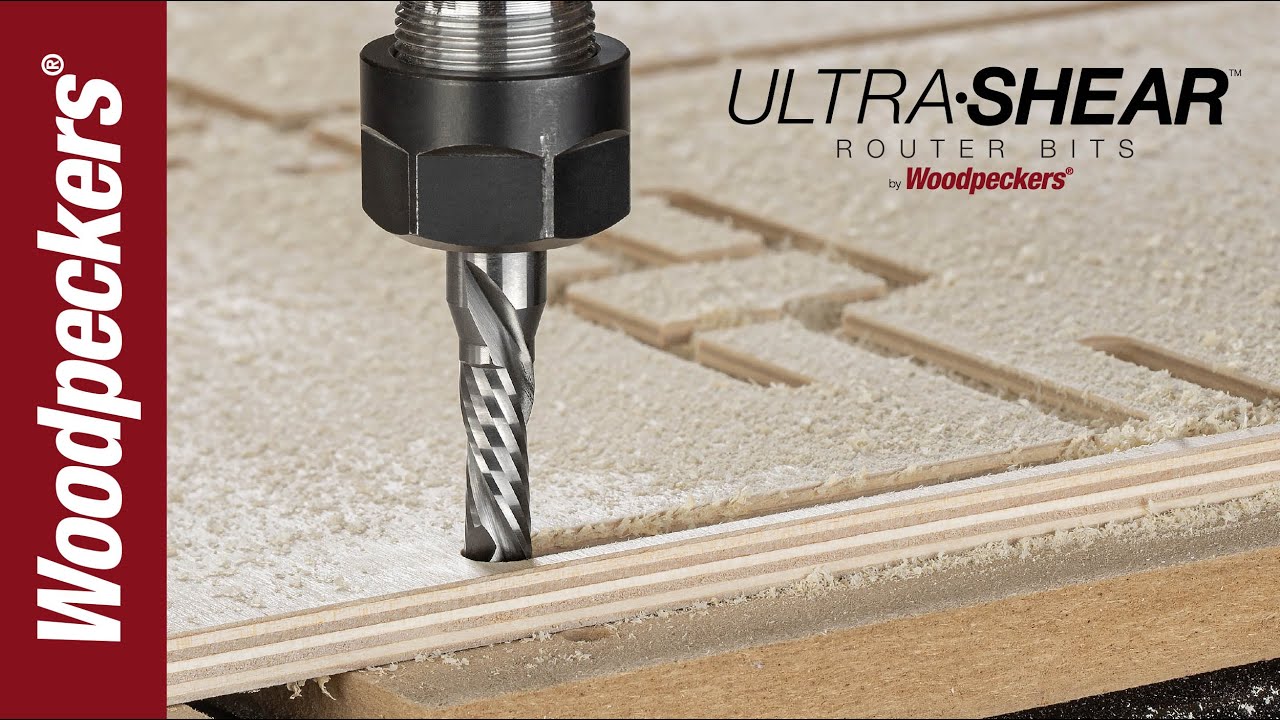 Solid Carbide Short Up-Cut Compression Bit 3/8