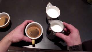 Making 2 Cappuccinos At Home