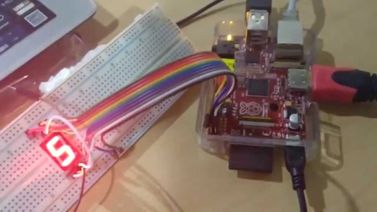7 Segment using Raspberry Pi and Cortana - YouTube