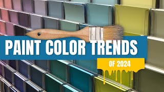 2024 Color trends unveiled | A comprehensive guide to the hottest paint colors!