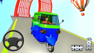 Impossible Tuk Tuk Auto Rickshaw Stunt Game – Android Gameplay screenshot 4