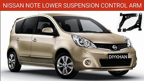 Nissan Note Lower Suspension Control Arm Wishbone Replacement Job. Nissan Lower Control Arm Wishbone