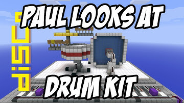 The Minecraft Series | Paul Looks At - Programmable Drum Kit (With Texture Pack + Free Download)