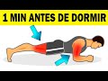 ✅Qué Pasa Si Haces 1 MINUTO DE PLANCHA Antes De Dormir Durante 1 Mes | TRANSFORMAR EL CUERPO.