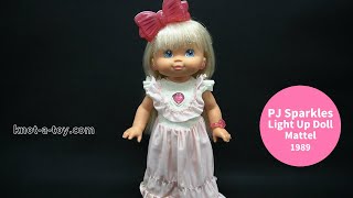 PJ Sparkles Doll/ピージェースパークルスドール・人形・ライトアップ