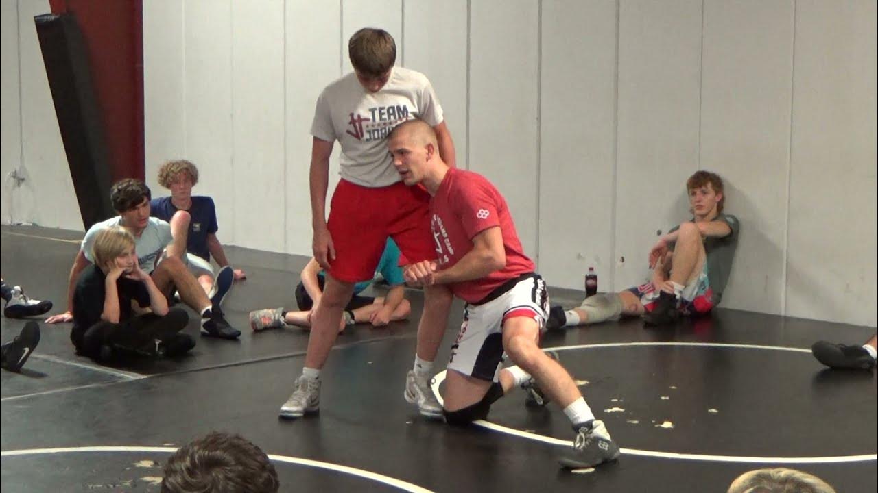 Head Inside Single, Driving up to Feet, Micah Jordan, Jeff Jordan Wrestling Camp, July 1822