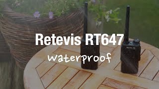 Retevis RT647 Waterproof Two Way Radios (Water and Range Test)