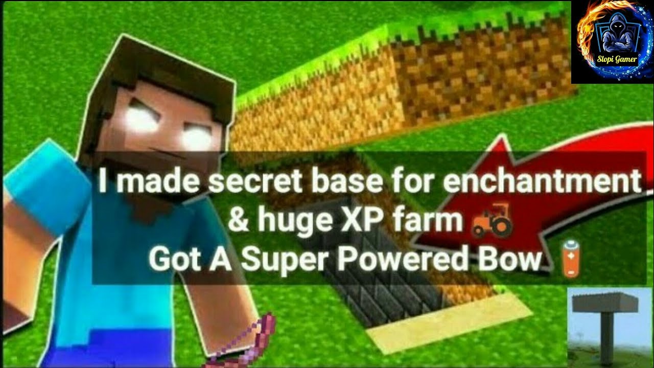 I Made A huge XP farm & Secret Base MINECRAFT9 Zeustrian Playz YouTube