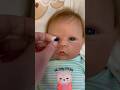 Removal of Silicone Baby Doll's Eyes #funny 👁️👀
