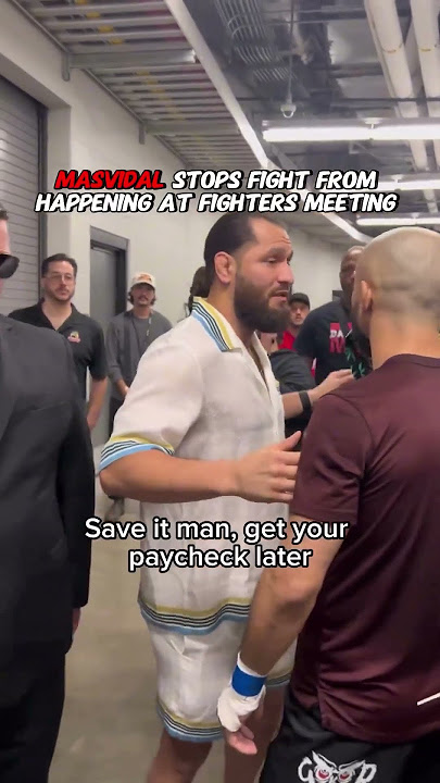 Jorge Masvidal Breaks Up A Fight