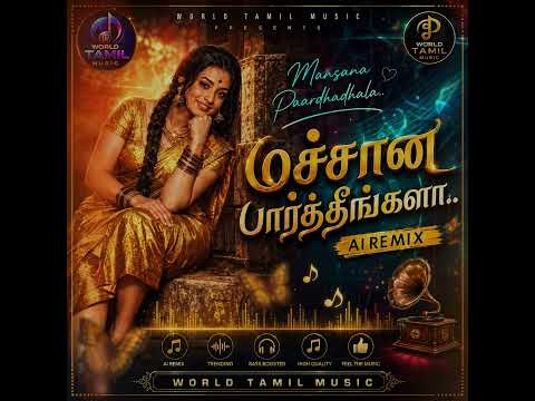 Machaana Partheengala ❤️ | S. Janaki Hits | Ilayaraja Melody | World Tamil Music AI Remix 🎧🔥