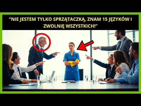 „ZNAJĘ 15 JĘZYKÓW” – POWIEDZIAŁA SPRZĄTACZKA AROGANCKIEMU MILIONEROWI, A WSZYSCY ONI ZONK!