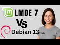 LMDE 7 vs Debian 13 “Trixie” — Which One Should You Use in 2026?