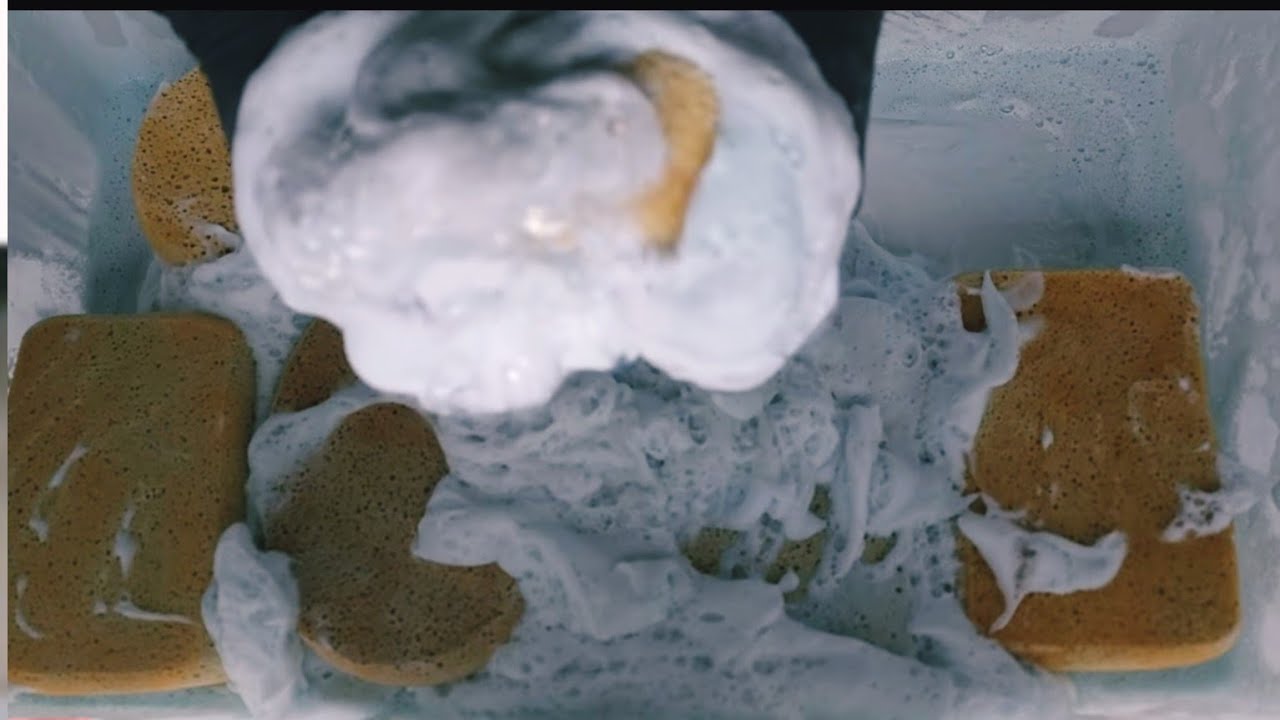 Sponge Rinsing Extravagansa ASMR Satisfying YouTube