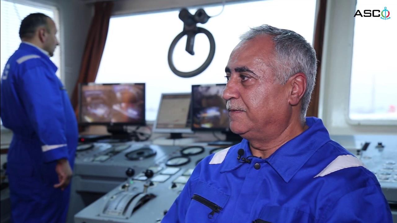 Gəmi Heyətilə Tanışlıq: "Süleyman Vəzirov" borudüzən gəmisinin kapitanı Teymur İsmayılov