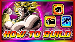 HOW TO BUILD! LR INT LEGENDARY SUPER SAIYAN BROLY! LR Int Broly Hidden Potential DBZ: Dokkan Battle