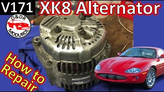 Jaguar XK8 Alternator Repair DIY: Symptoms, Failure Causes & Component Fix. Modurol (XKR X100 V171)