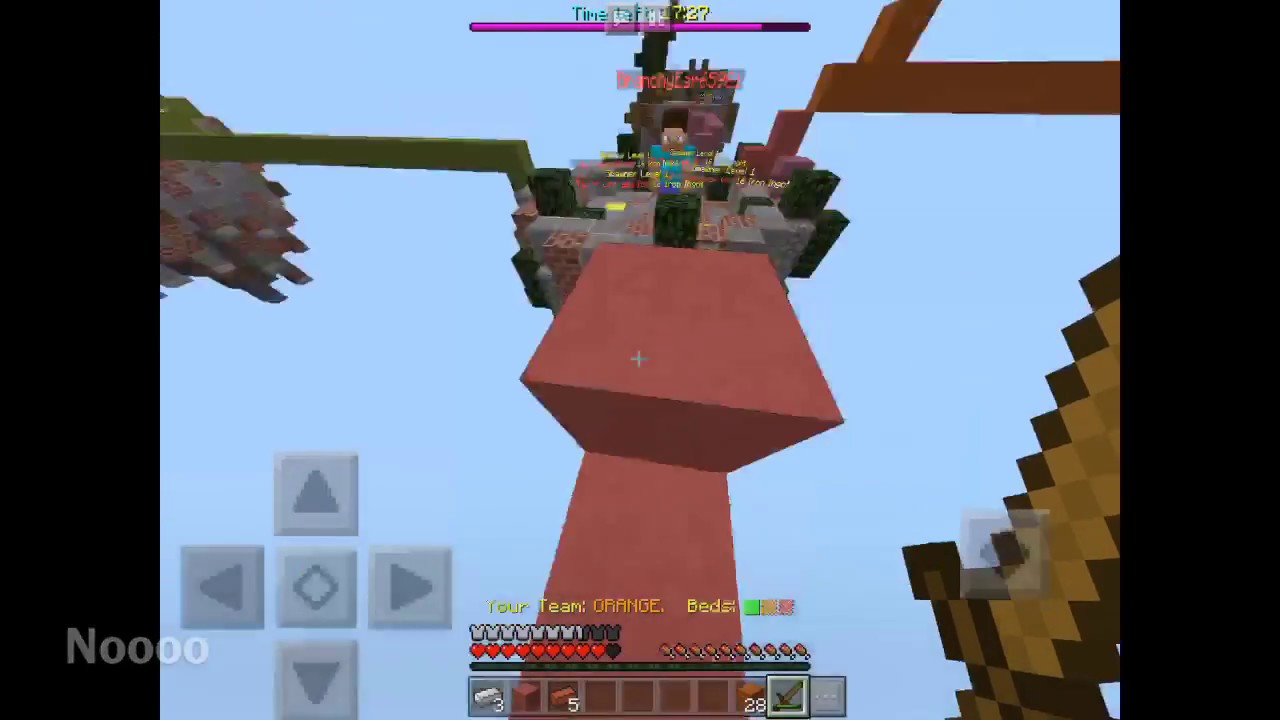 Minecraft Pocket Edition Bedwars Gameplay YouTube