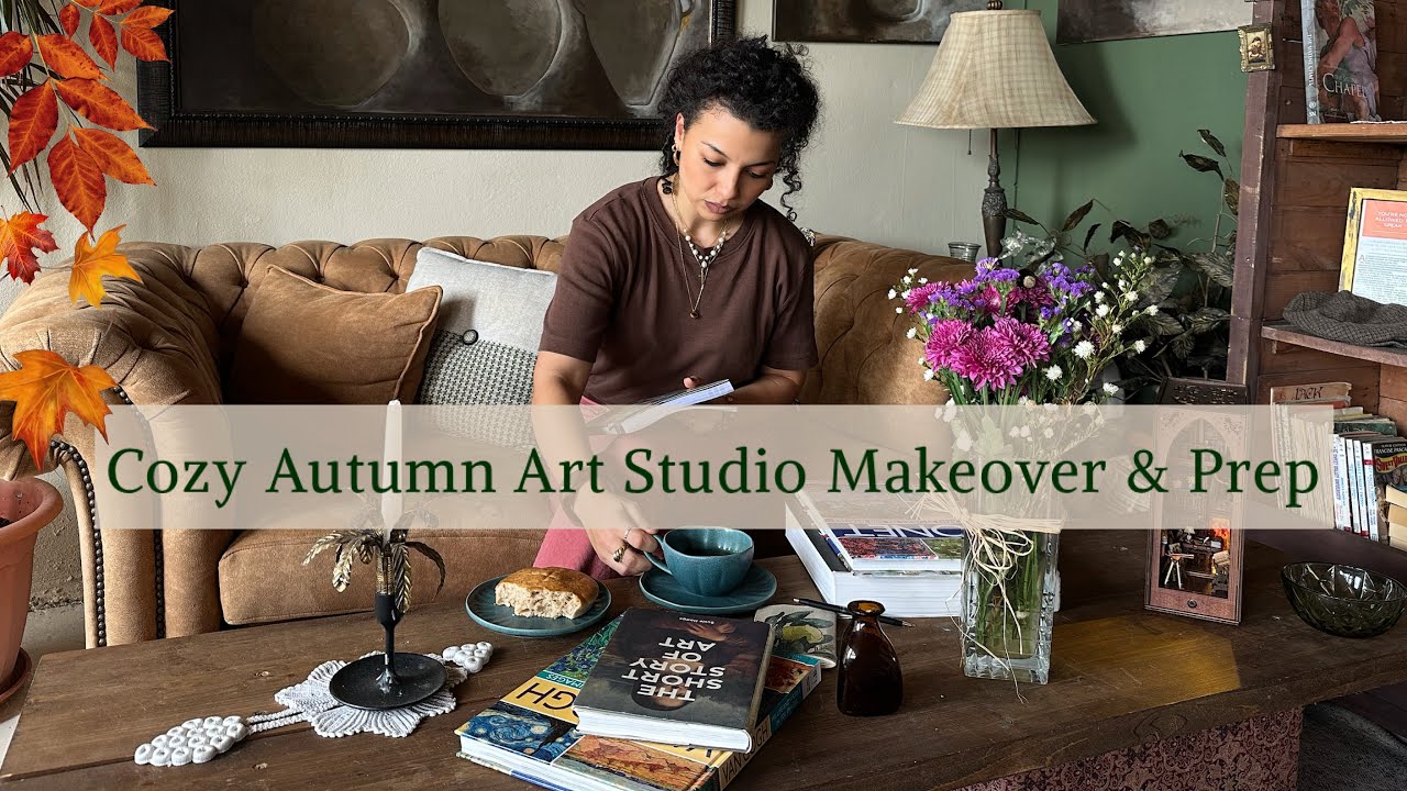 Cozy Autumn Art Studio Makeover + Fall Checklist: Art Books, documentaries & creative inspiration 