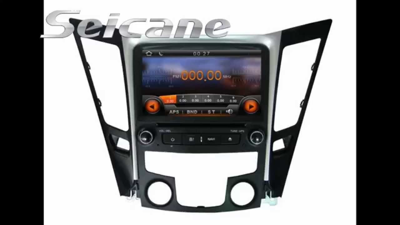 2011 2012 2013 2014 Hyundai Sonata Aftermarket Car Bluetooth DVD GPS