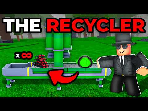 Crafting OP ITEMS With The New RECYCLER In 99 Nights In The Forest!