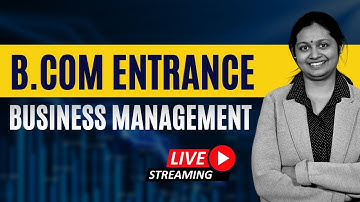 BHU BCom Entrance 2021 - Business Management - By Darshika Dwivedi