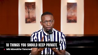 10 Things to Keep Private  | Never share these things ❌ ❌