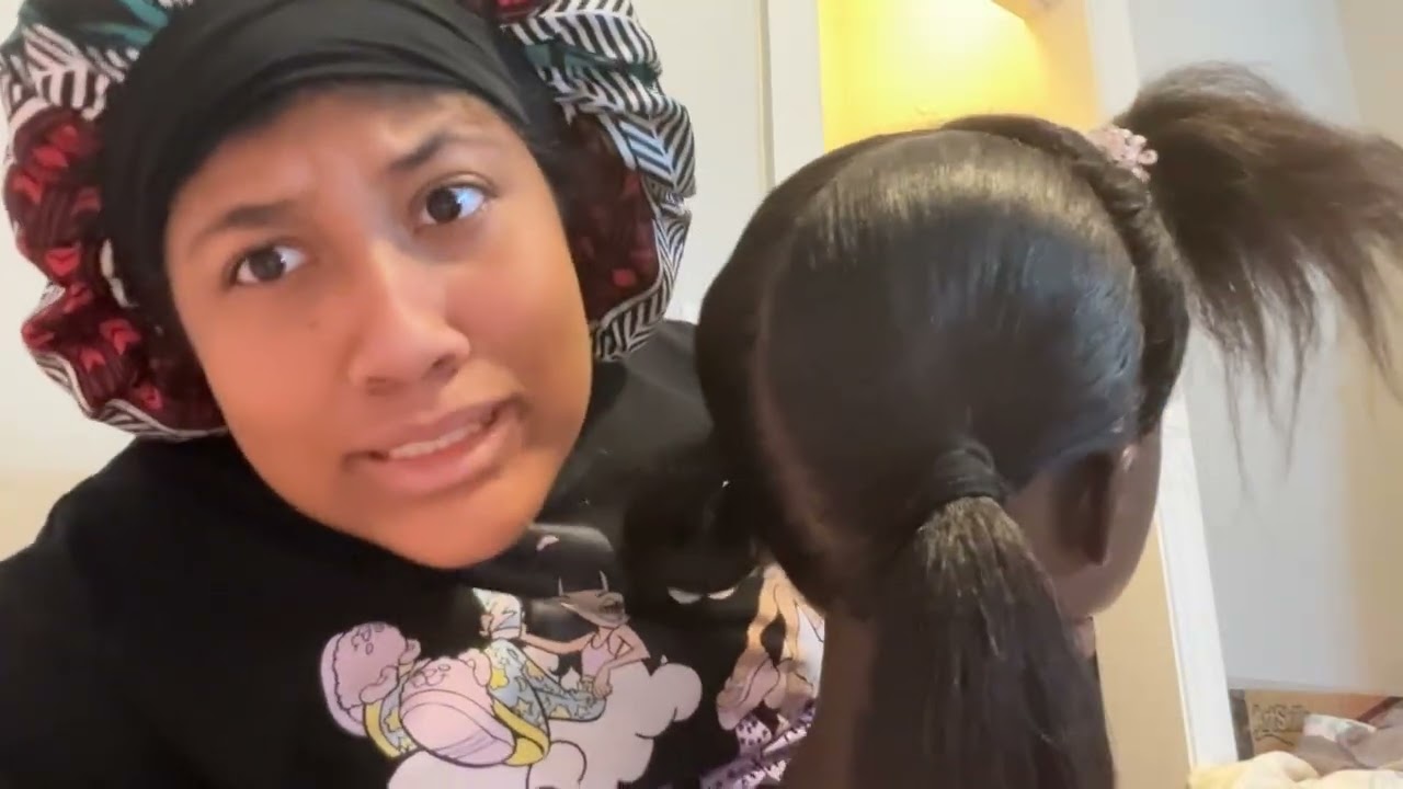 Do two pigtails with me first video