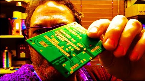 Laser cut & engraved PCB made on a Laser cutter.