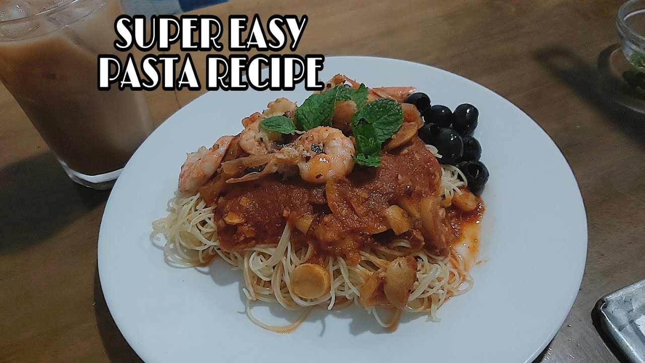 SHRIMP AND MUSHROOM MARINARA PASTA RECIPE SUPER QUICK AND EASY 5
