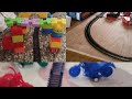 Steam Train Testing, Unboxing #toys#tuntuntoys-p #train #smoketrain #cartoon #toytrain #car#bike
