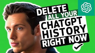 How To DELETE ALL OF YOUR ChatGPT HISTORY EASILY | FULL GUIDE